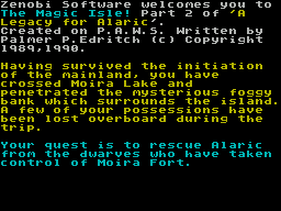 A Legacy for Alaric II - The Magic Isle (1990)(Zenobi Software)